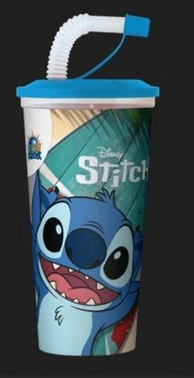 Lilo & Stitch Drinking Cup with Straw & Cookies 40g