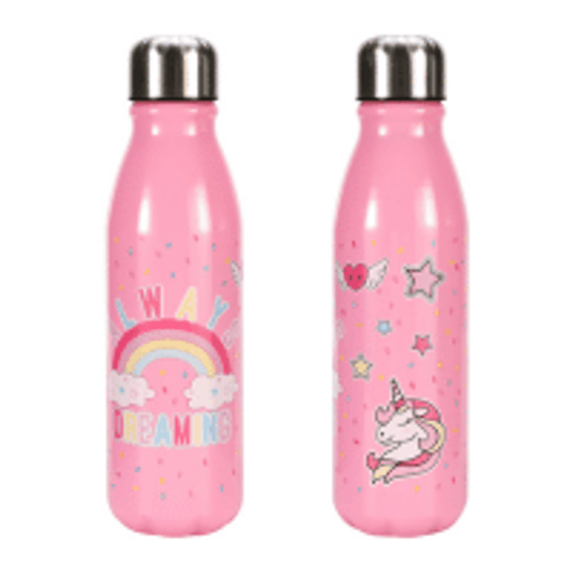 Unicorn Design Aluminium Bottle 600ml